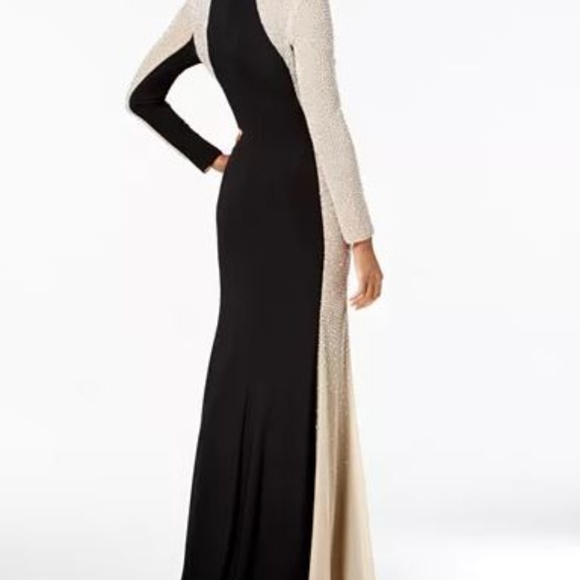 Xscape Dresses Rhinestone Illusion Gown Poshmark 